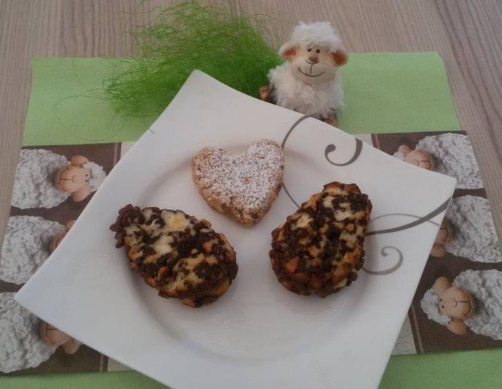 Gefleckte Topfenkucheneier Gefleckte Topfenkucheneier