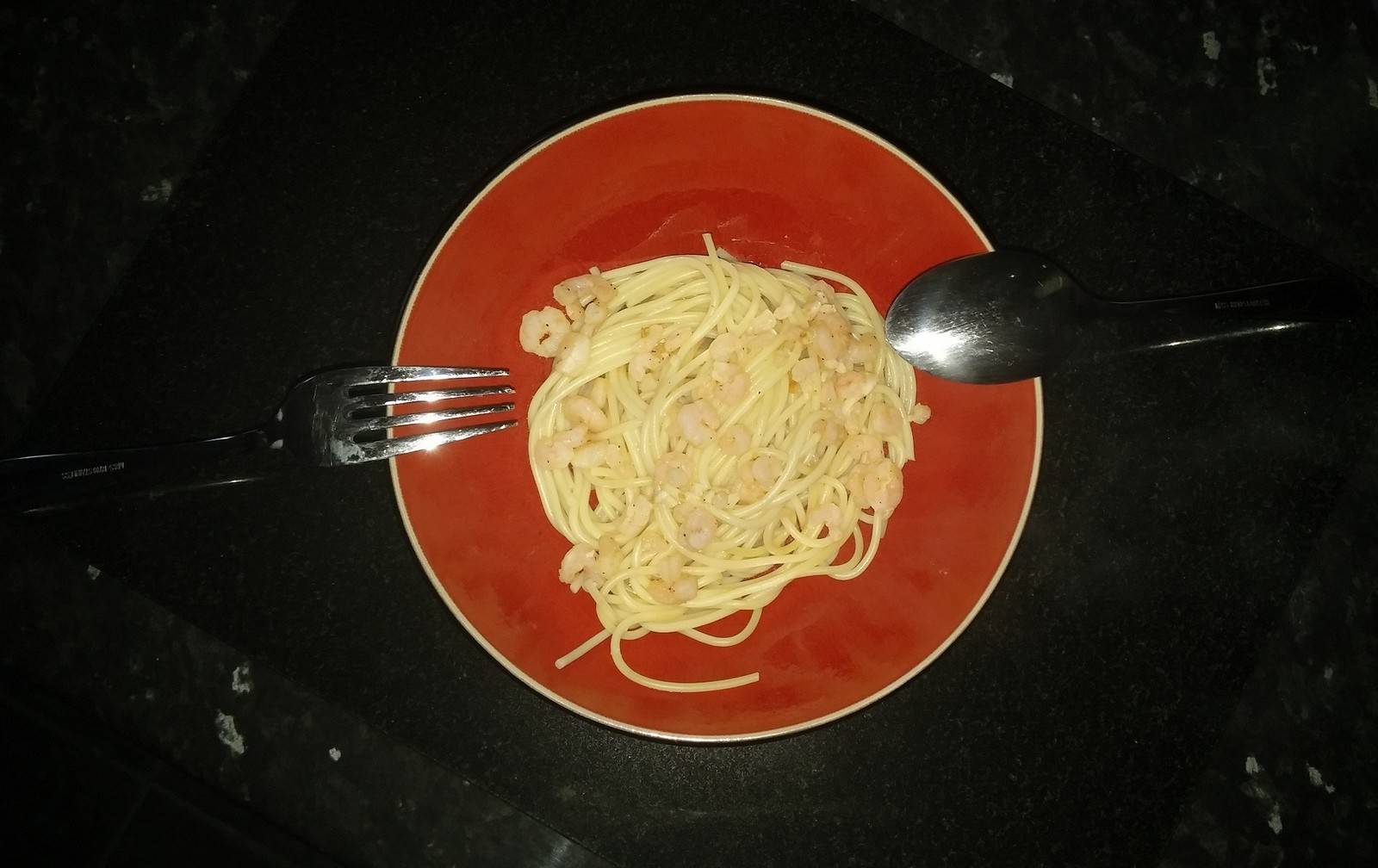 Shrimps-Spaghetti