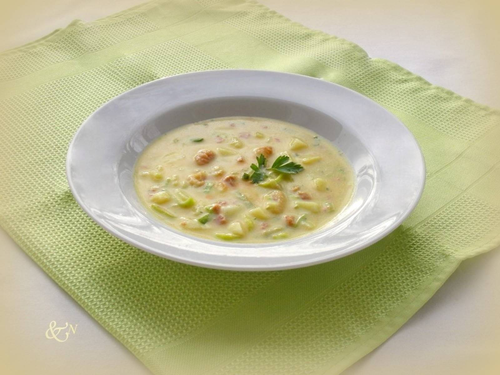Lauch-Curry-Suppe