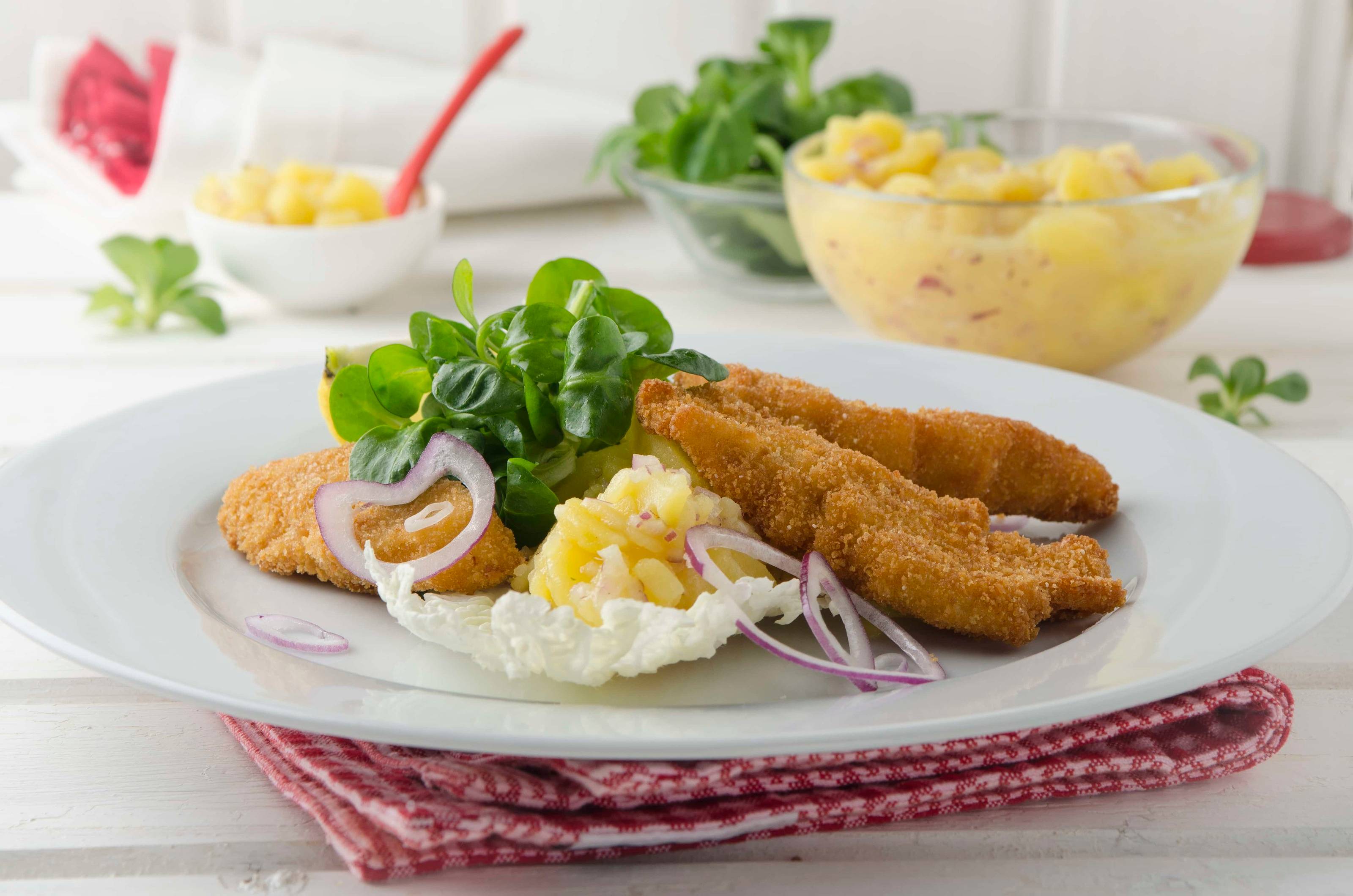 Backhendlsalat Rezept