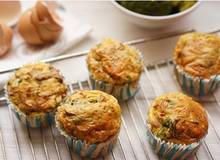 Spinatmuffins mit Eierschwammerl Spinatmuffins mit Eierschwammerl