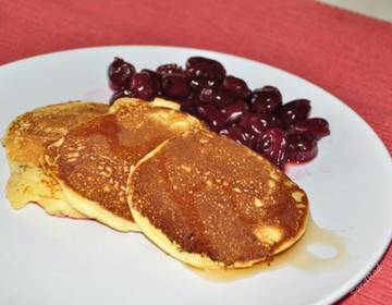 Pancakes, amerikanischer Palatschinken Pancakes, amerikanischer Palatschinken