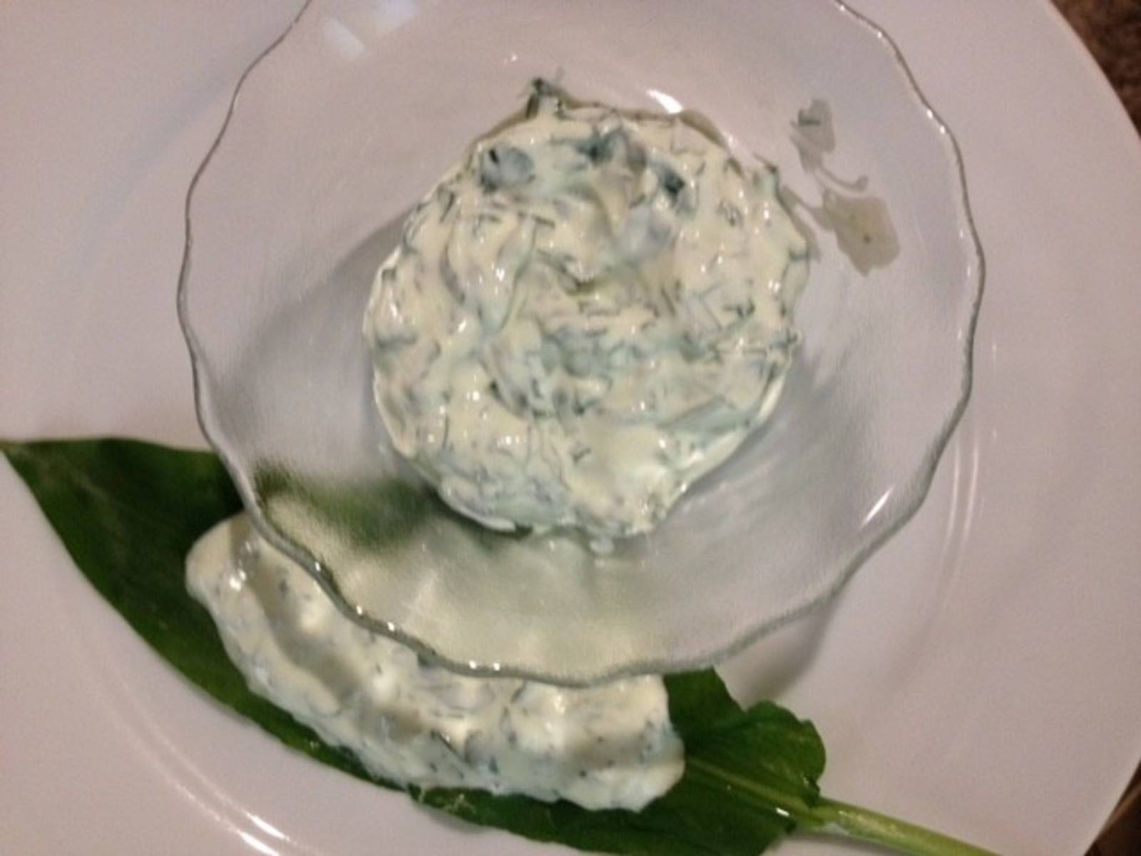 Bärlauchaufstrich mit Sauerrahm Rezept - ichkoche