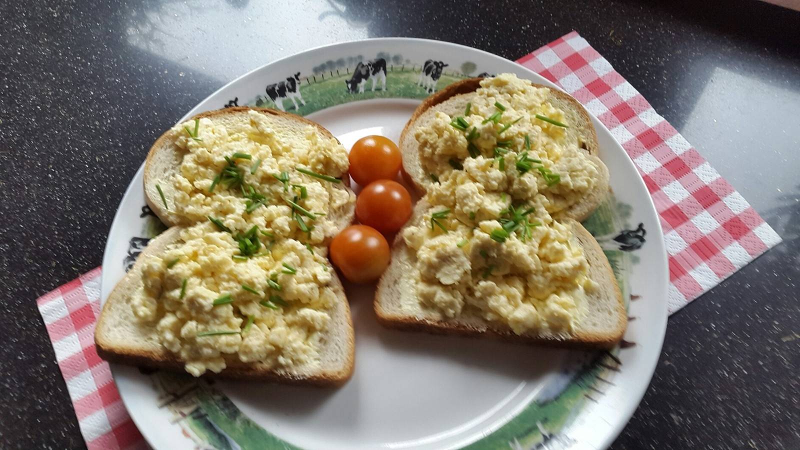 Eierspeis Brot