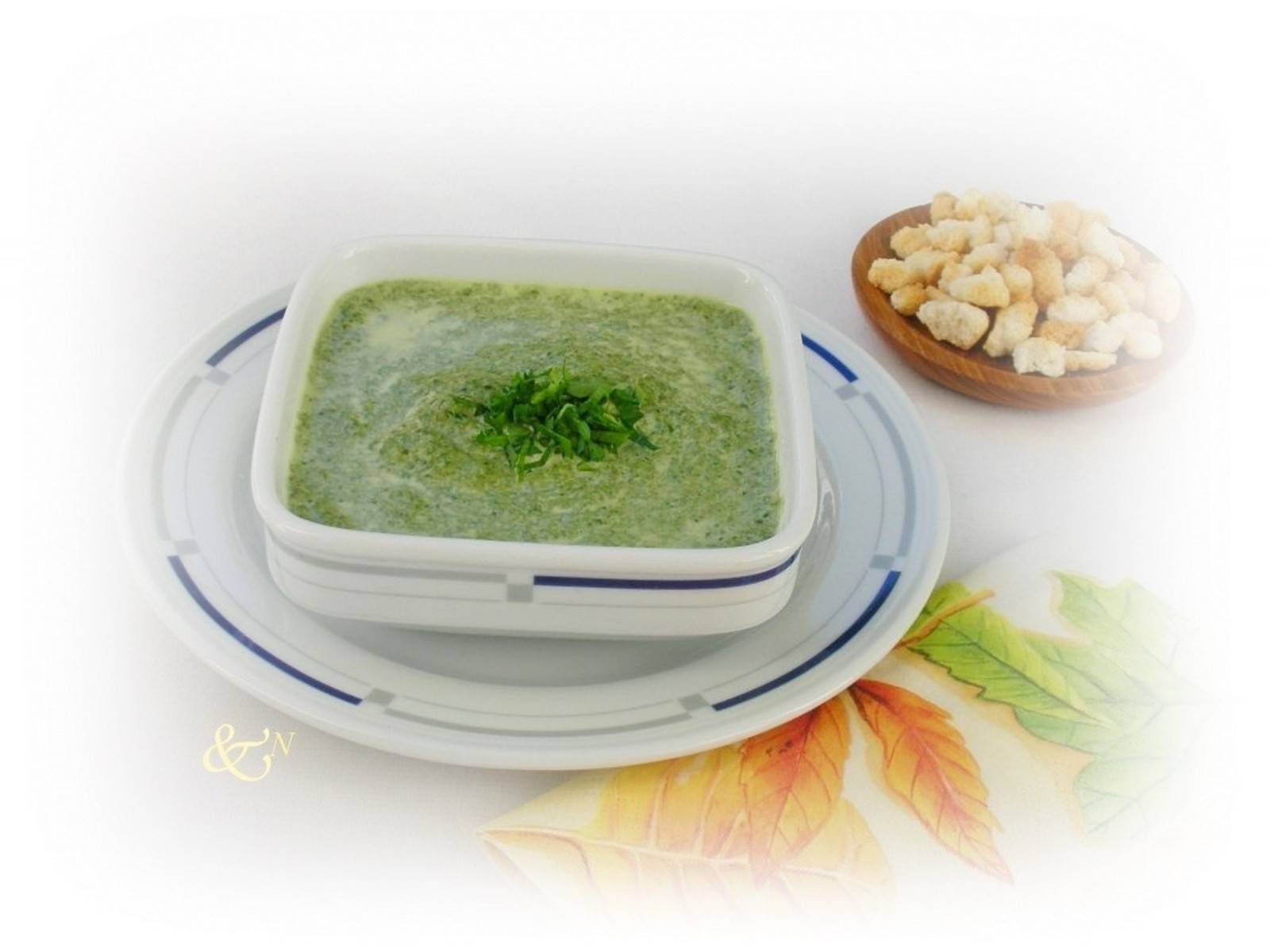 Spinatsuppe