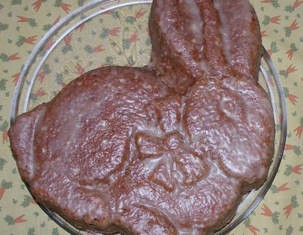 Oster-Karottenkuchen ohne Fett Oster-Karottenkuchen ohne Fett