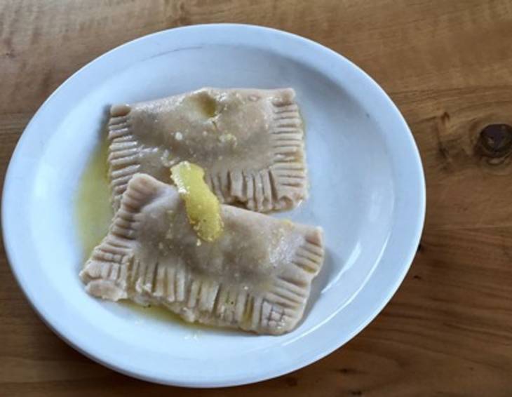 Buchweizen-Tascherln mit Ricottafülle