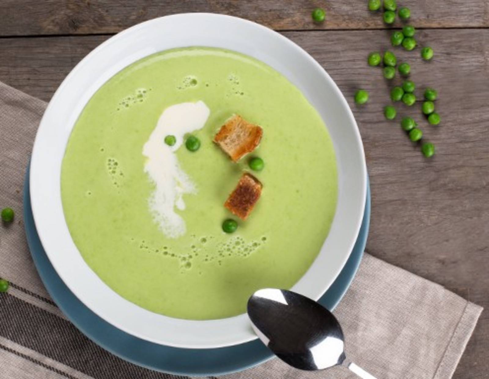 Cremige Erbsensuppe Rezept