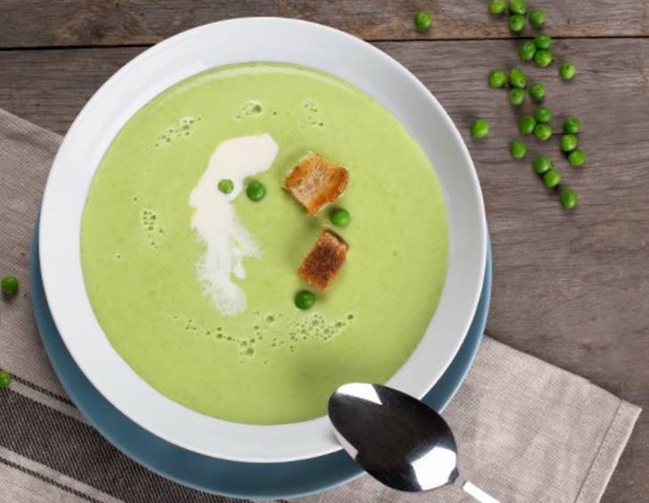 Cremige Erbsensuppe Cremige Erbsensuppe