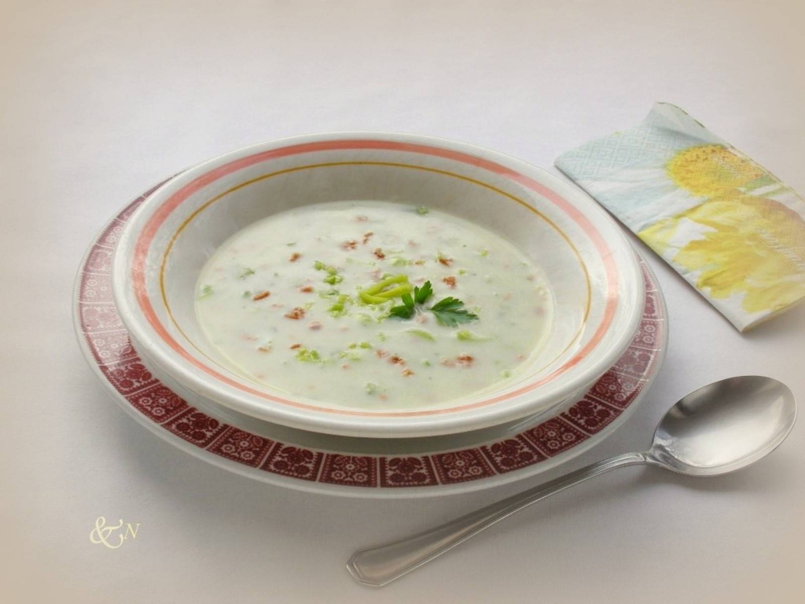 Lauch-Zwiebel-Suppe