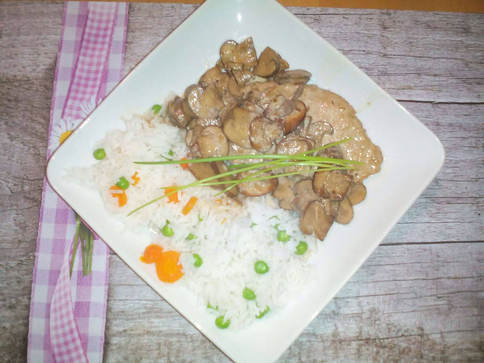 Schweinsschnitzel mit Champignons Rezept - ichkoche.ch