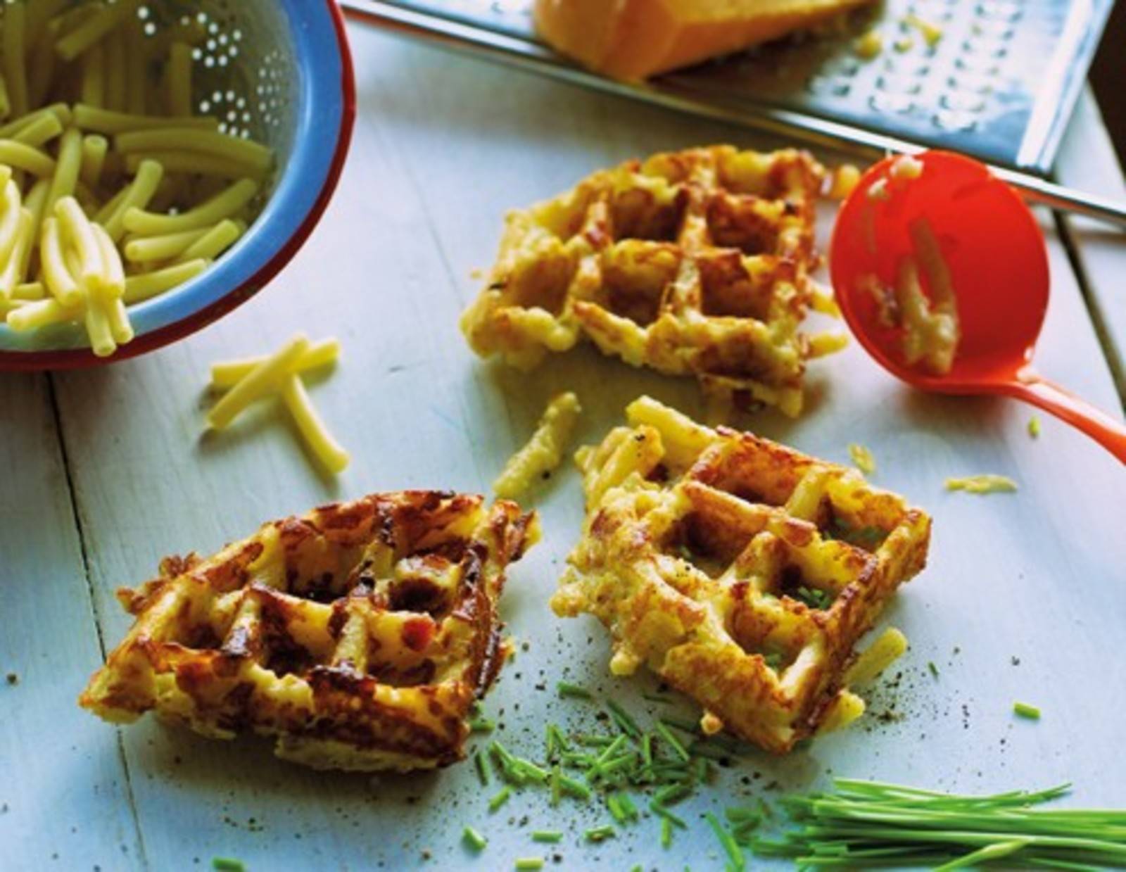 Mac'n'Cheese Waffeln Rezept