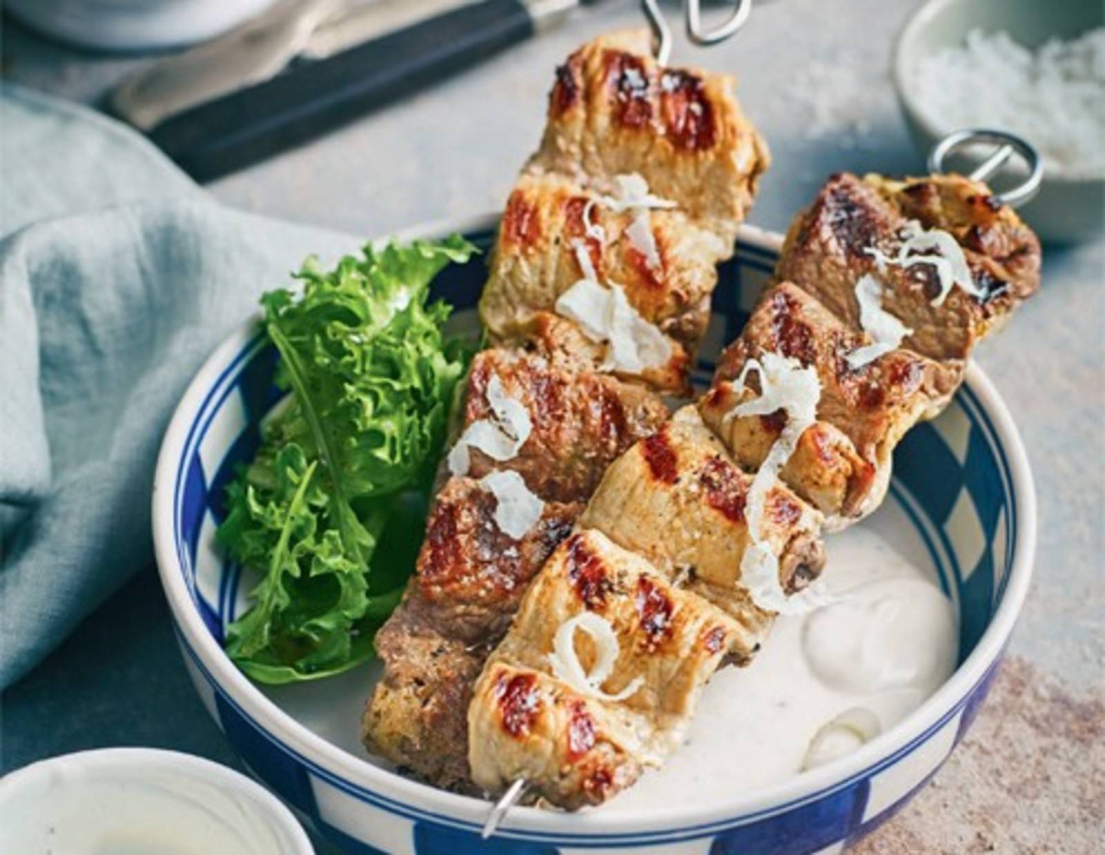 Pikante Donauwellen vom Grill Rezept
