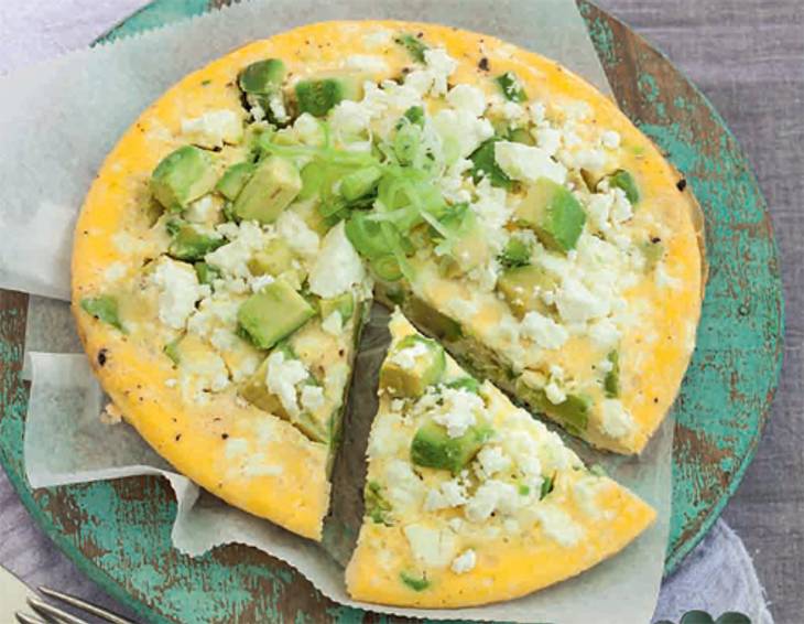 Avocado-Feta-Frittata