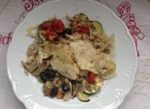 Schollenfilet mit mediterranem Fenchelgemüse Schollenfilet mit mediterranem Fenchelgemüse