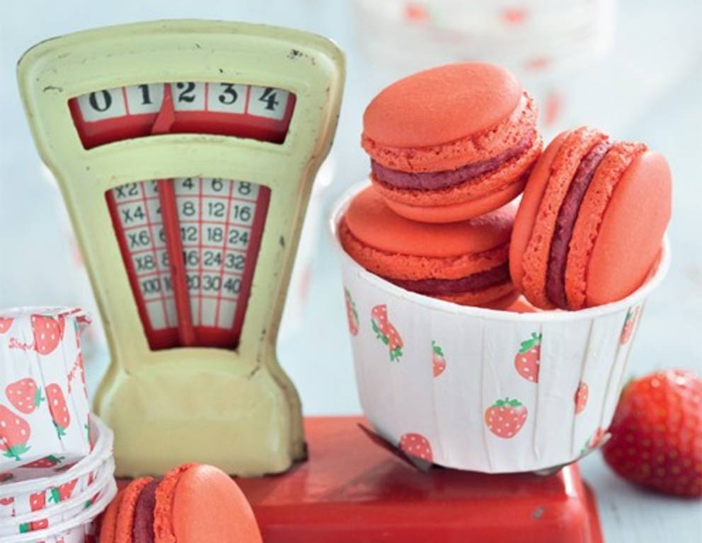 Erdbeer-Macarons Erdbeer-Macarons
