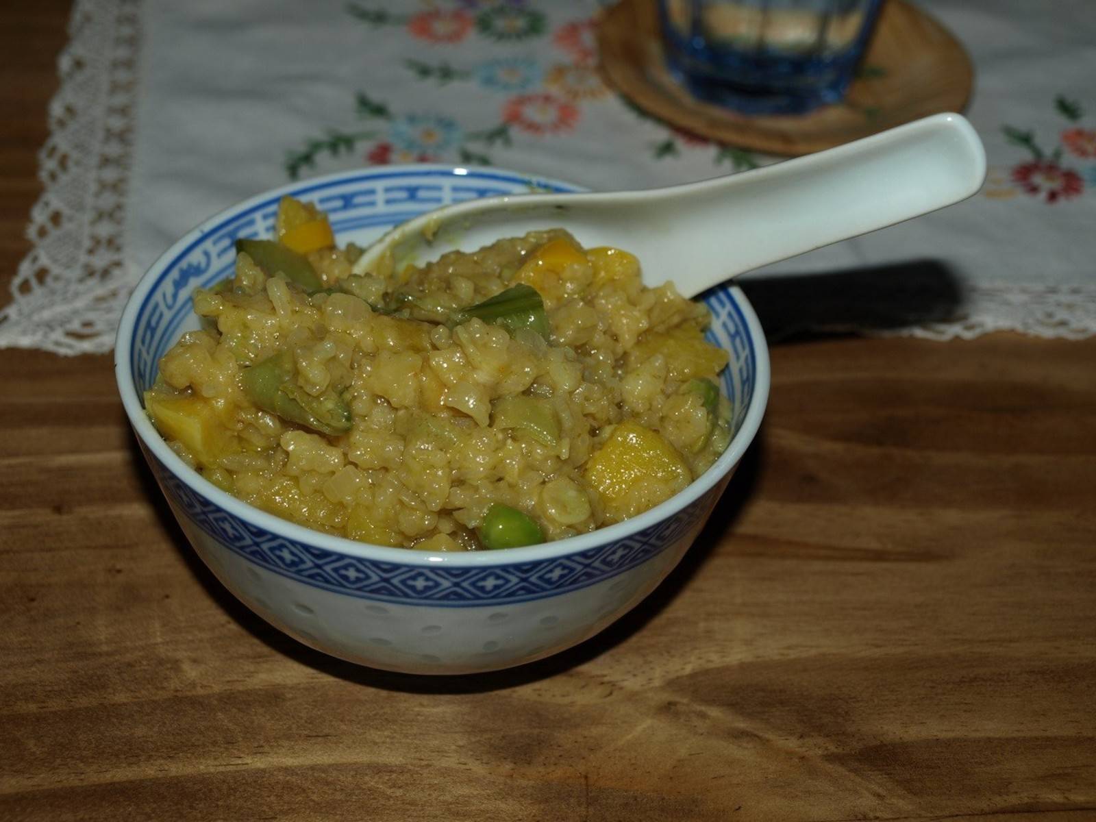 Vegetarische Currypfanne mit Kokosmilch
