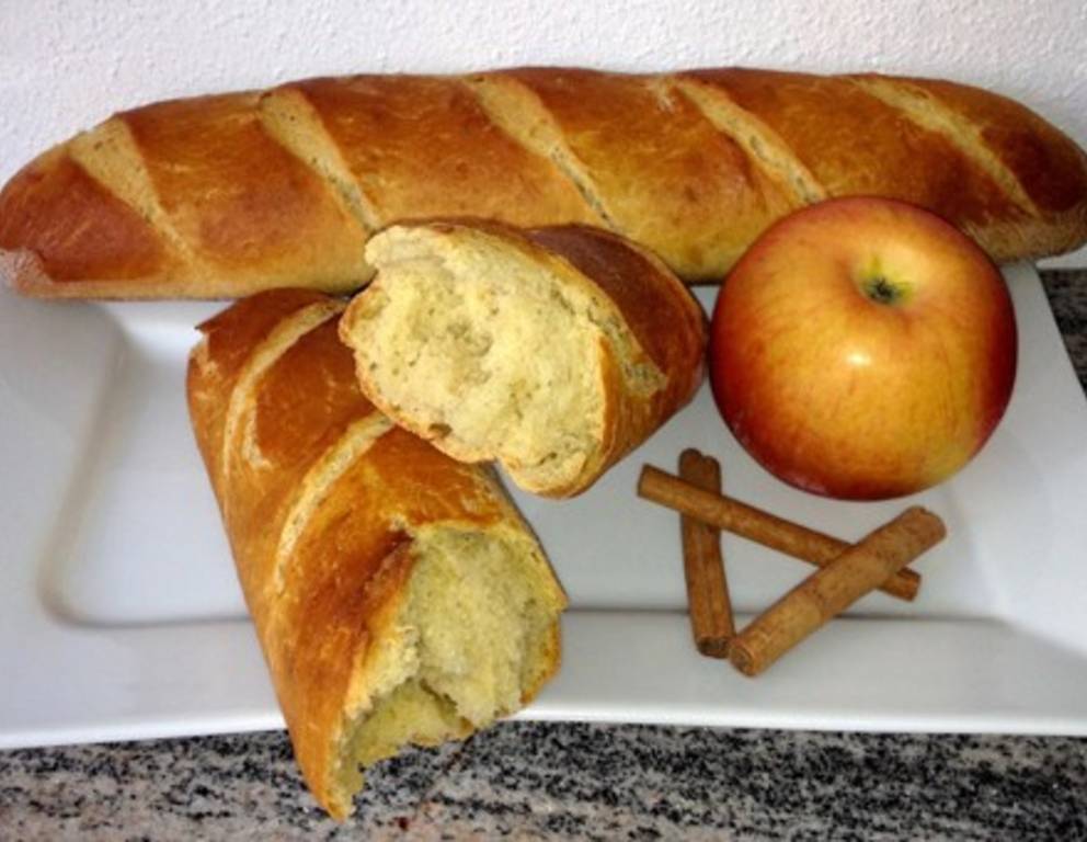 Apfel-Zimtbaguette Apfel-Zimtbaguette