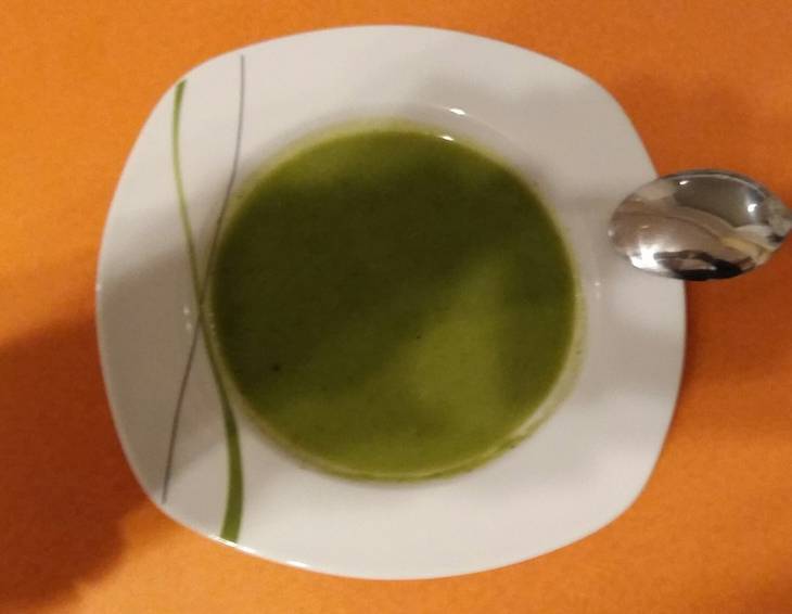 Brokkoli-Fisolen-Suppe