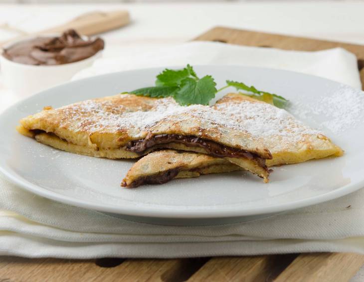 Nutella-Palatschinken Nutella-Palatschinken