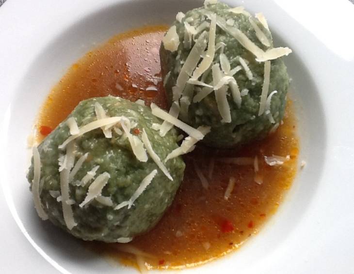 Brennnesselspinatknödel Brennnesselspinatknödel