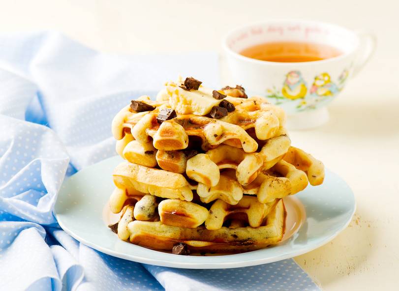 Schoko-Karamell-Waffeln Rezept