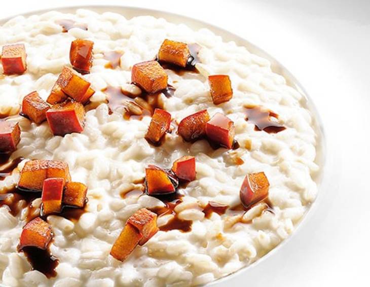 Risotto mit Äpfeln und Aceto balsamico