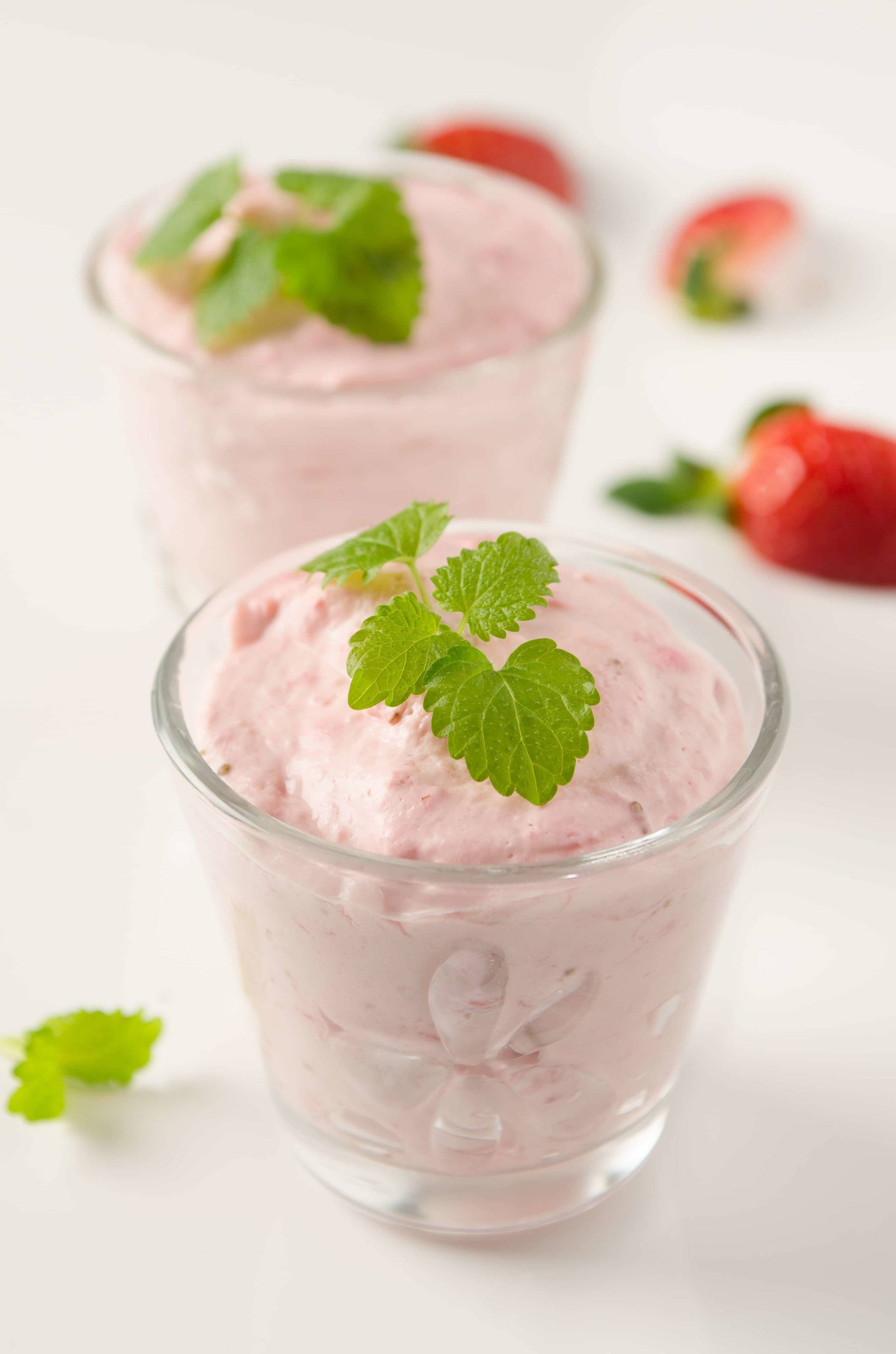 Erdbeermousse