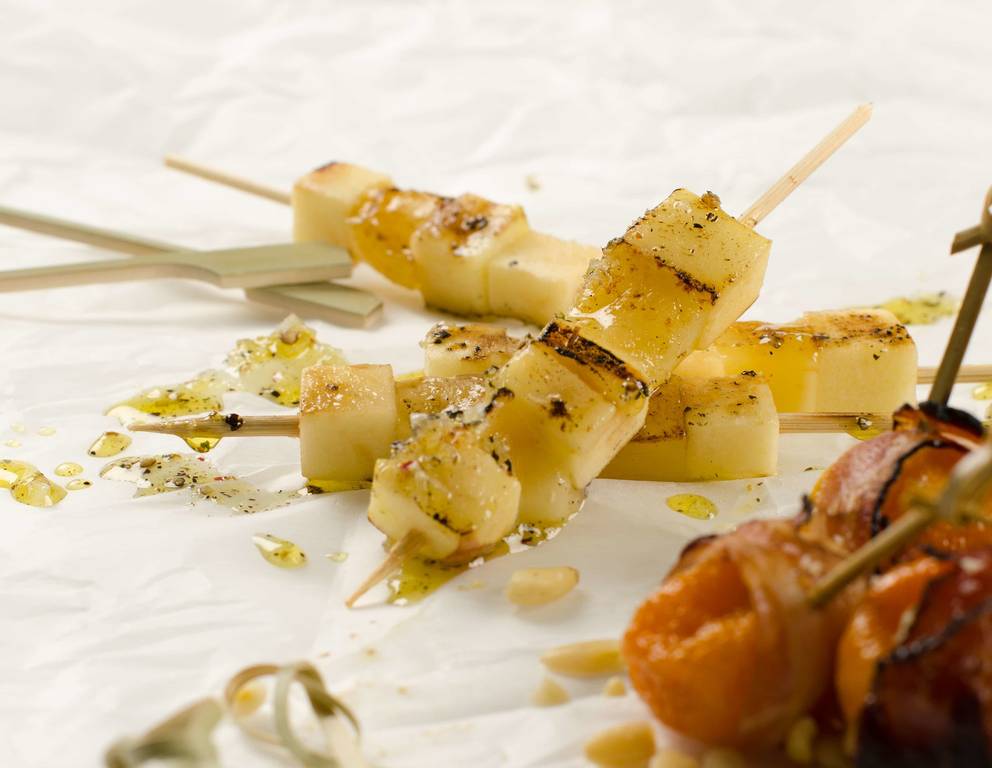 Ananas-Käse-Spieße Ananas-Käse-Spieße