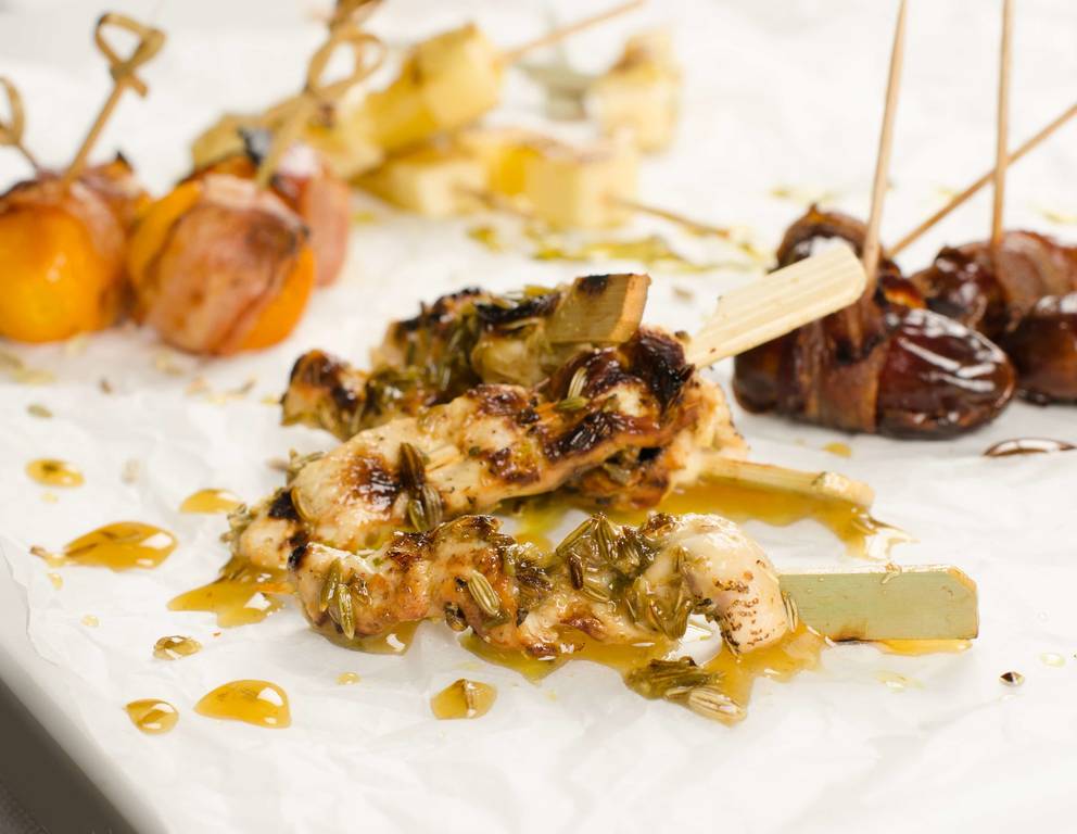 Hühnerspießchen Hühnerspießchen