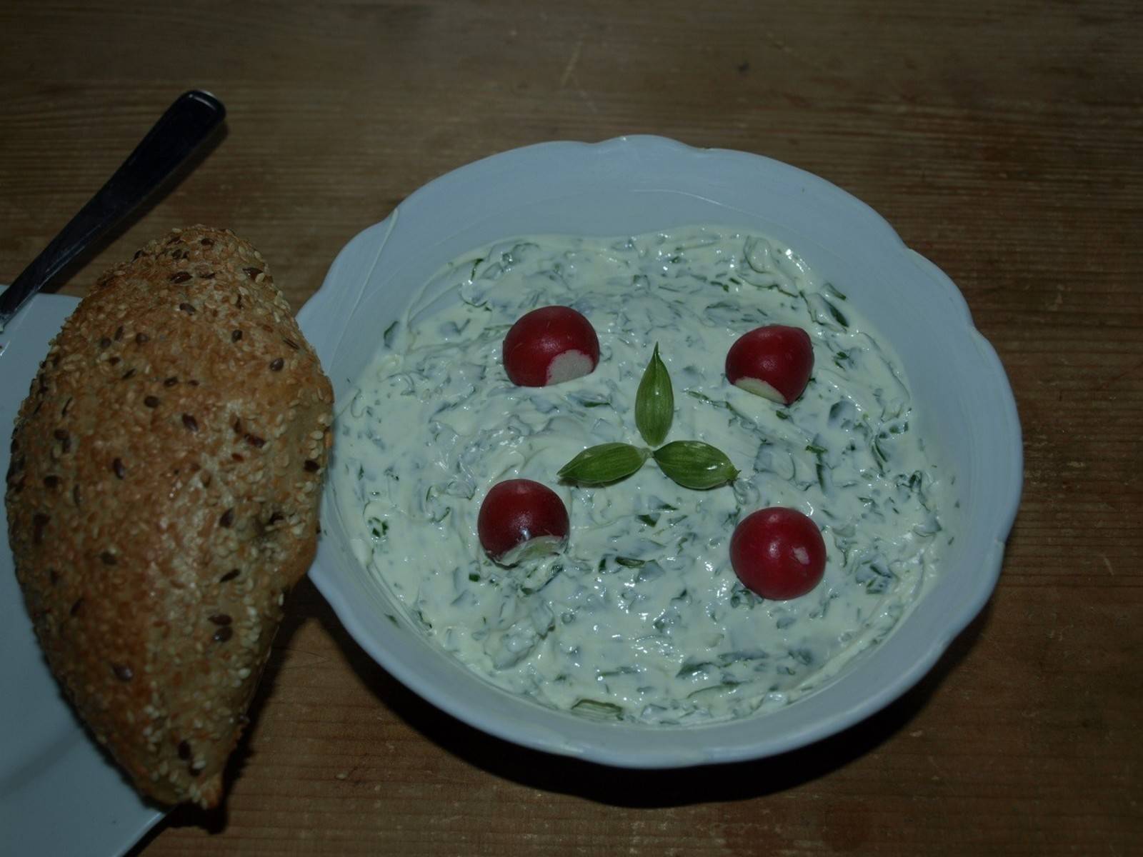 Bärlauch-Kresse-Aufstrich Rezept - ichkoche.de Bärlauch-Kresse-Aufstrich Rezept - ichkoche.de