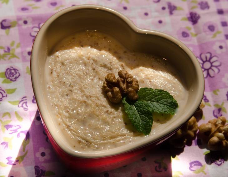 Walnusspudding mit Pfiff Walnusspudding mit Pfiff