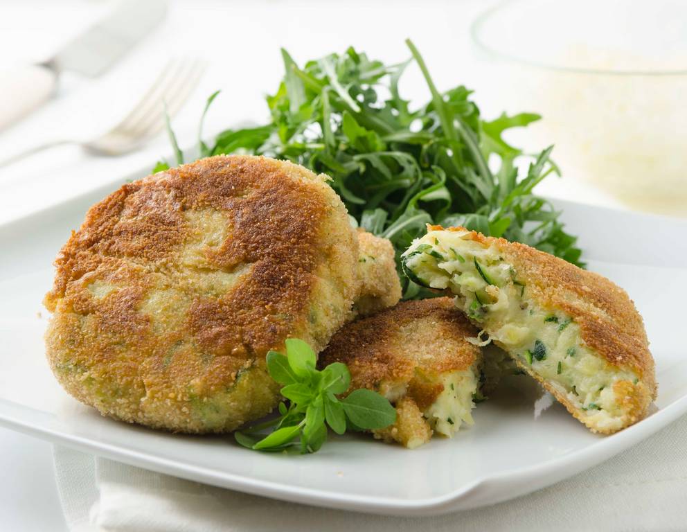 Erdäpfel-Zucchini-Laibchen Erdäpfel-Zucchini-Laibchen