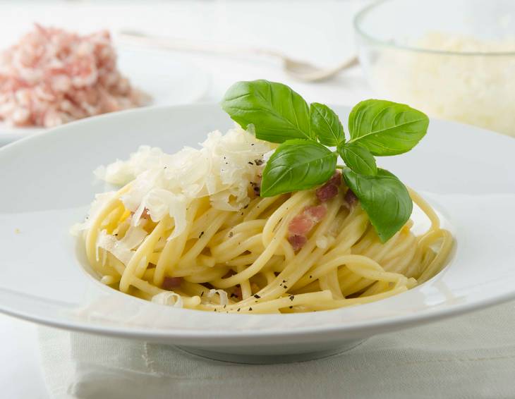 Wie bereiten Sie Spaghetti Carbonara zu?