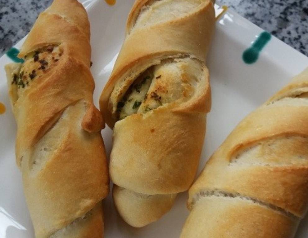 Knoblauchstangerl Knoblauchstangerl