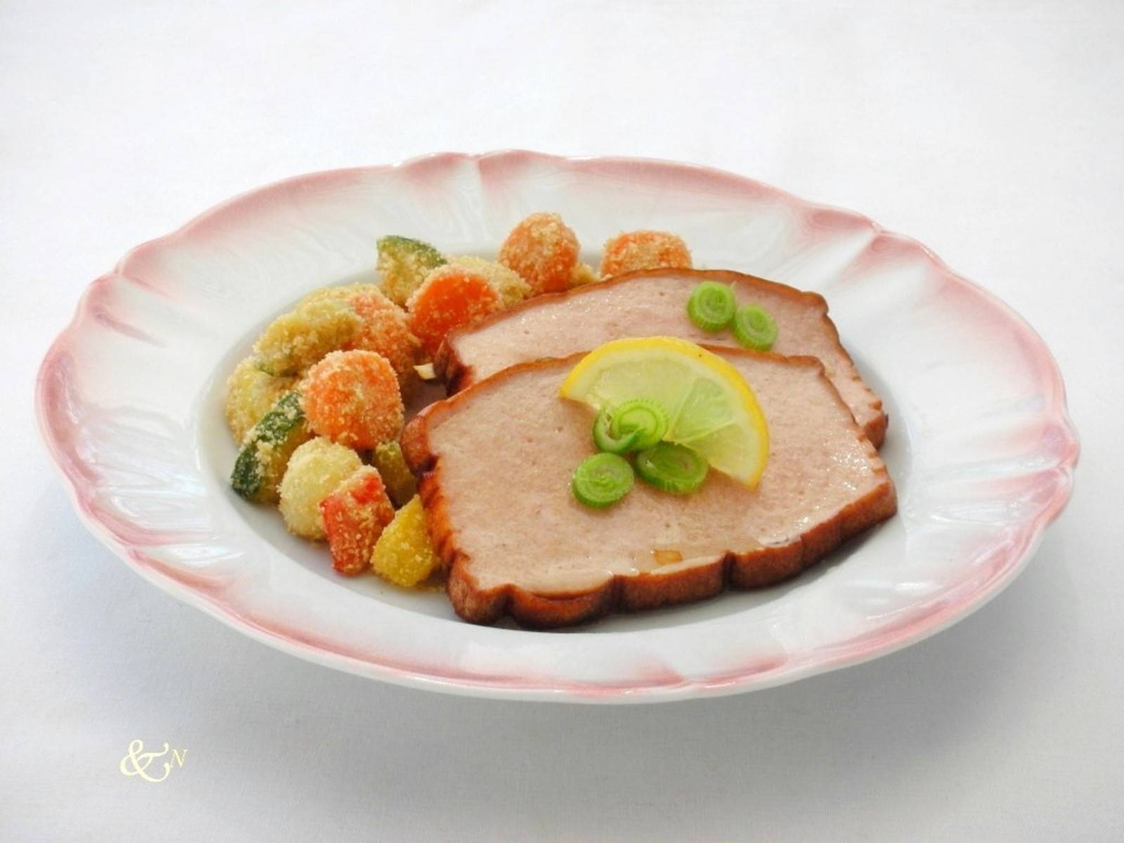 Butter-Gemüse mit Leberkäse
