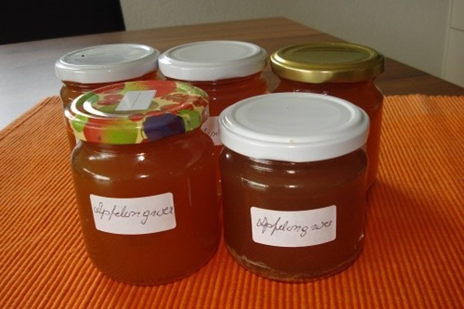 Apfel-Ingwer Gelee