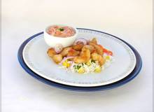 Huhn im Erdnussmantel Huhn im Erdnussmantel