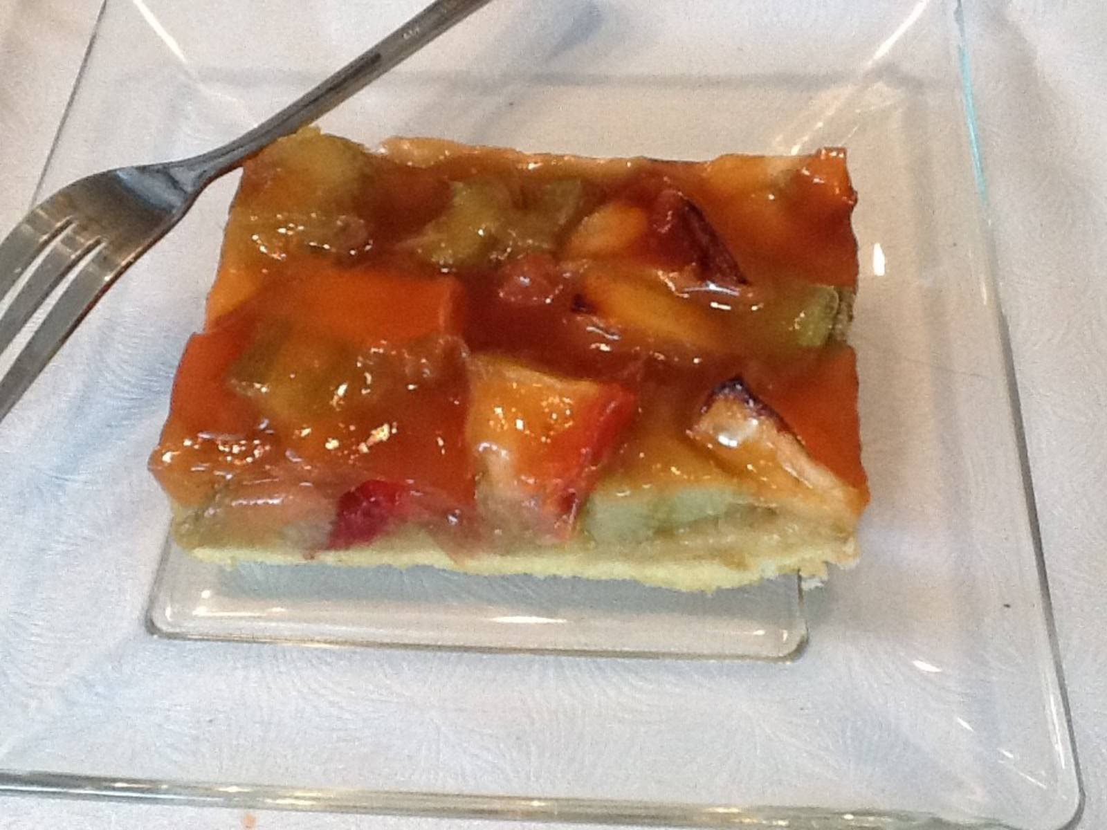 Rhabarber-Apfelschnitten Rezept - ichkoche.ch