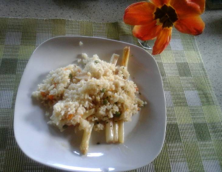 Gemüse-Risotto mit Spargel Gemüse-Risotto mit Spargel