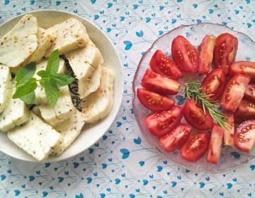 Marinierter Halloumi Marinierter Halloumi