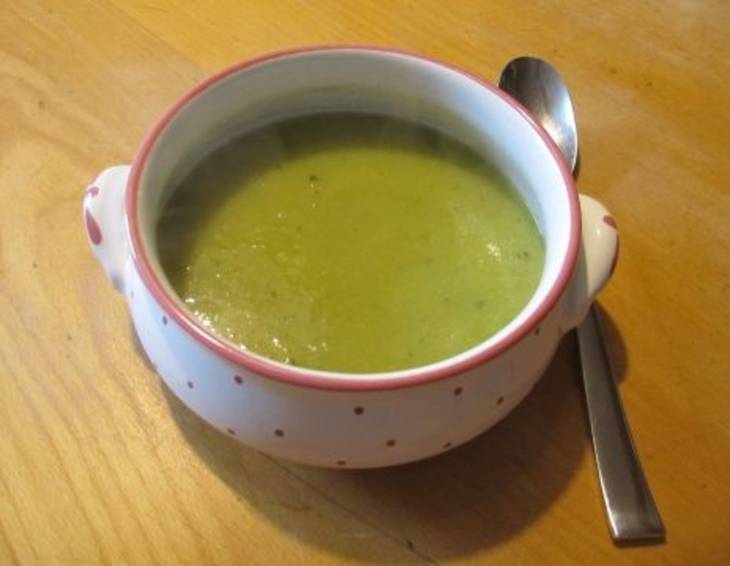 Erbsensuppe mit Minze Erbsensuppe mit Minze