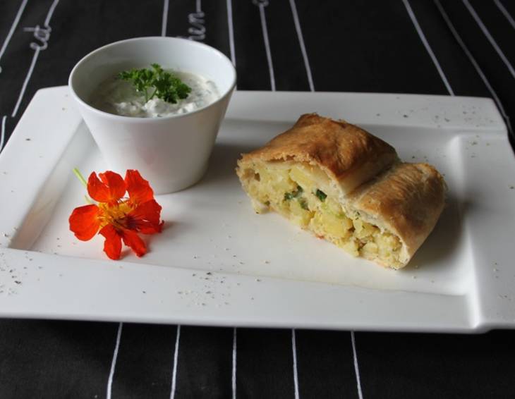 Erdäpfel-Lauch-Strudel Erdäpfel-Lauch-Strudel
