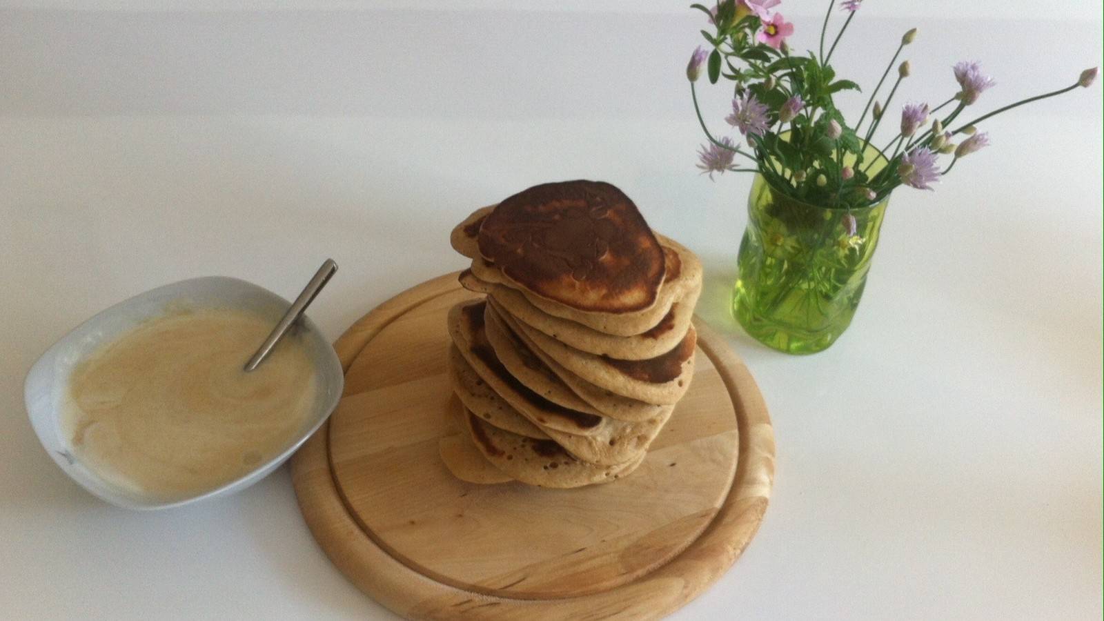 Bananen-Haferflocken Pancakes