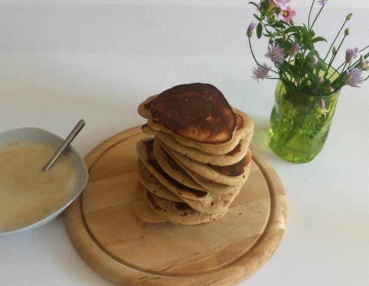 Bananen-Haferflocken Pancakes