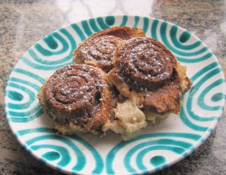 Vegane Zimtschnecken mit Puddingguss