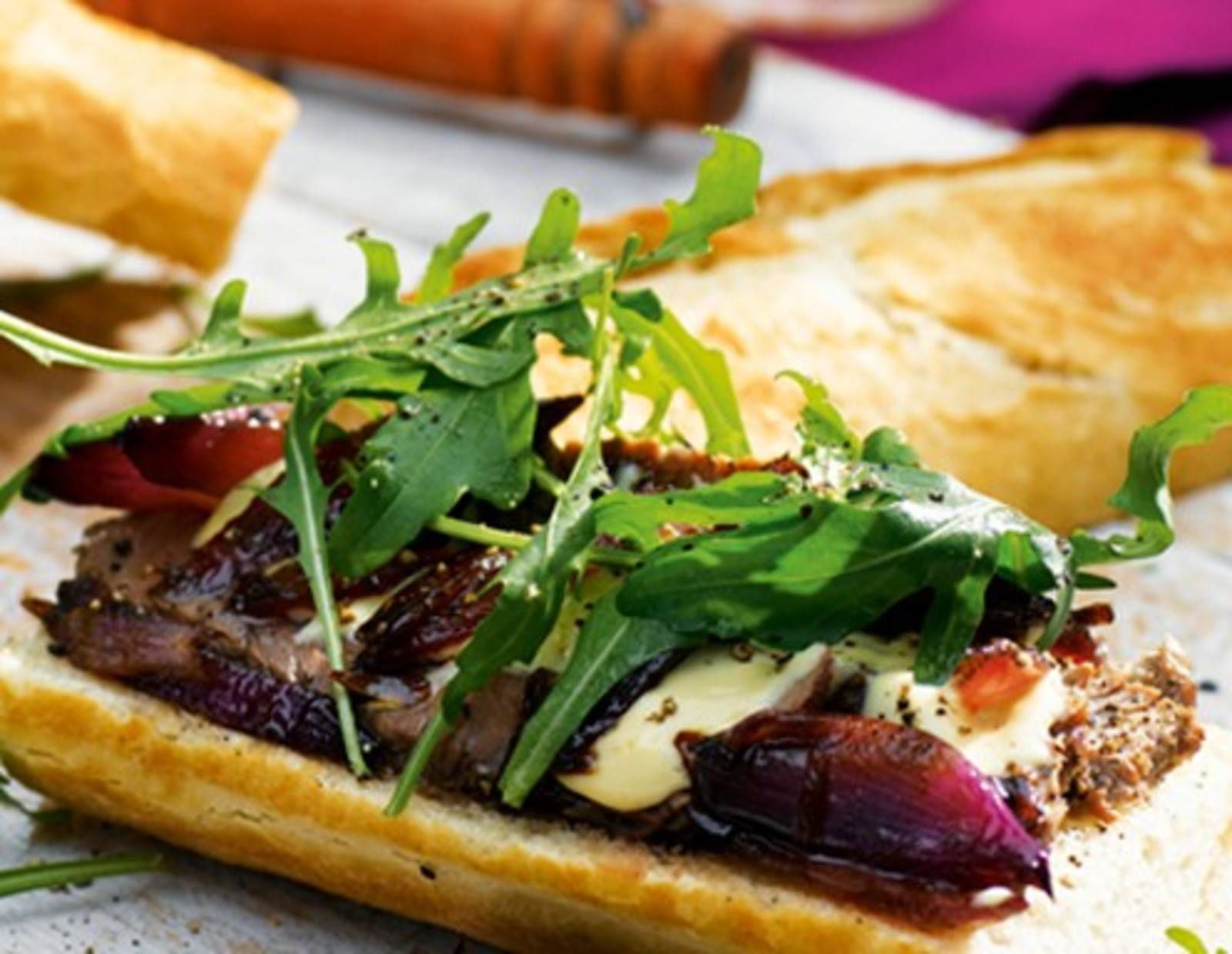 Steak-Baguette