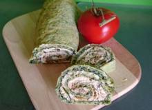Spinat-Lachs-Rolle Spinat-Lachs-Rolle