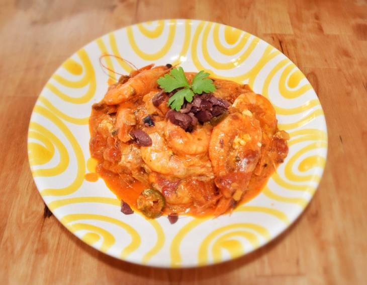 Shrimps Saganaki Shrimps Saganaki