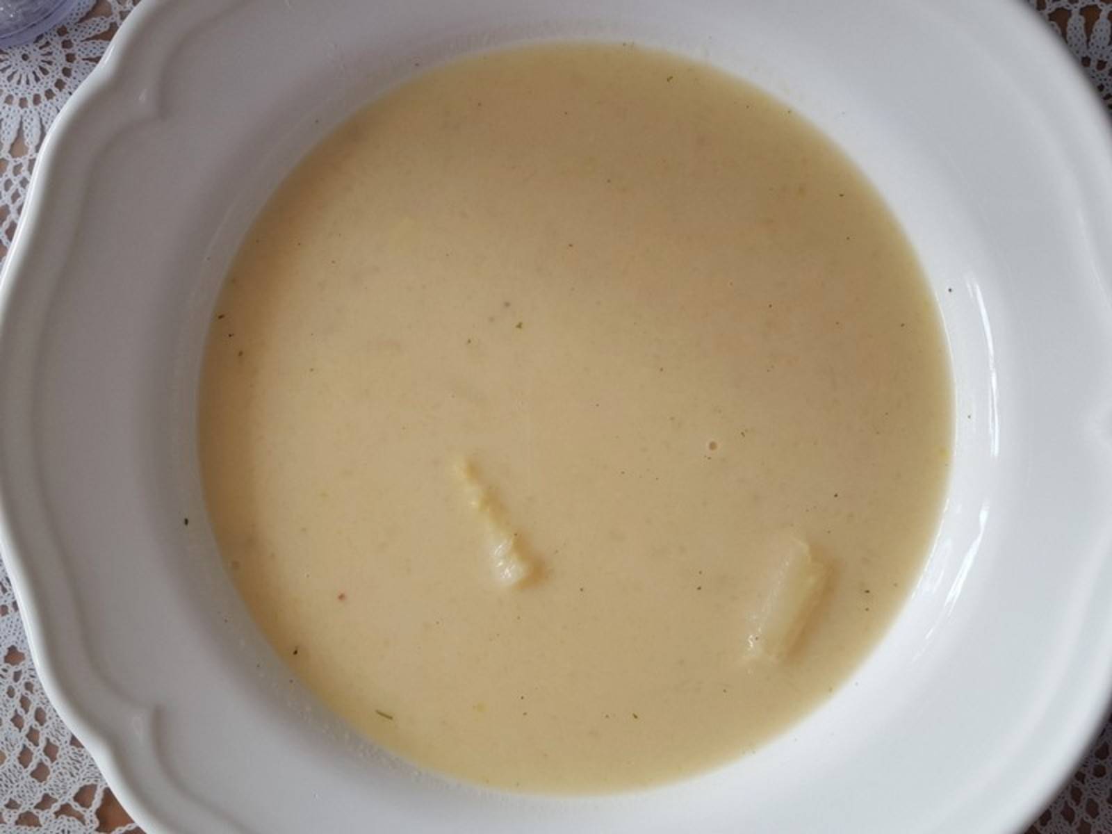 Cremige Spargelsuppe